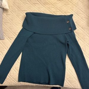 Blue Banana Republic Off Shoulder Sweater